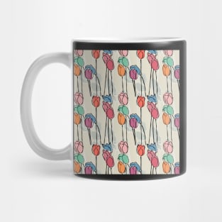 Field of Pastel Tulips Mug